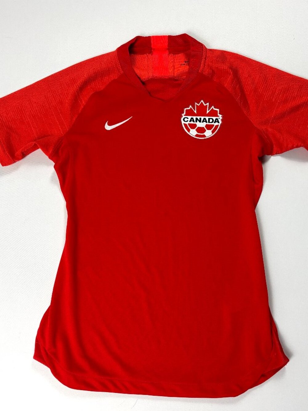 Canada Nike Womens  2019-20 Vaporknit Soccer Jersey Red Sz XS World Cup Team